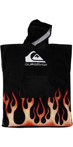 2026 Quiksilver Junior Hooded Towel AQBAA03033 - Black